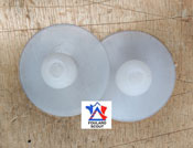 Embases Plastiques pour pied de mât de Tente Scoute - Lot de 2